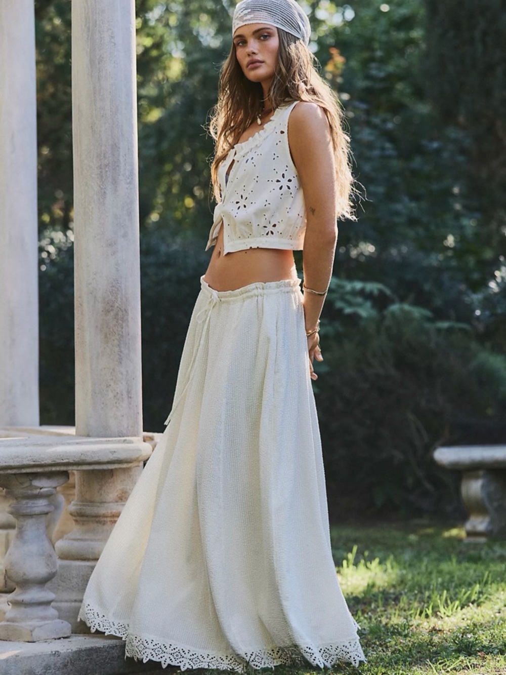 Free People Madelyn Cotton Maxi Set 🔥 Size M